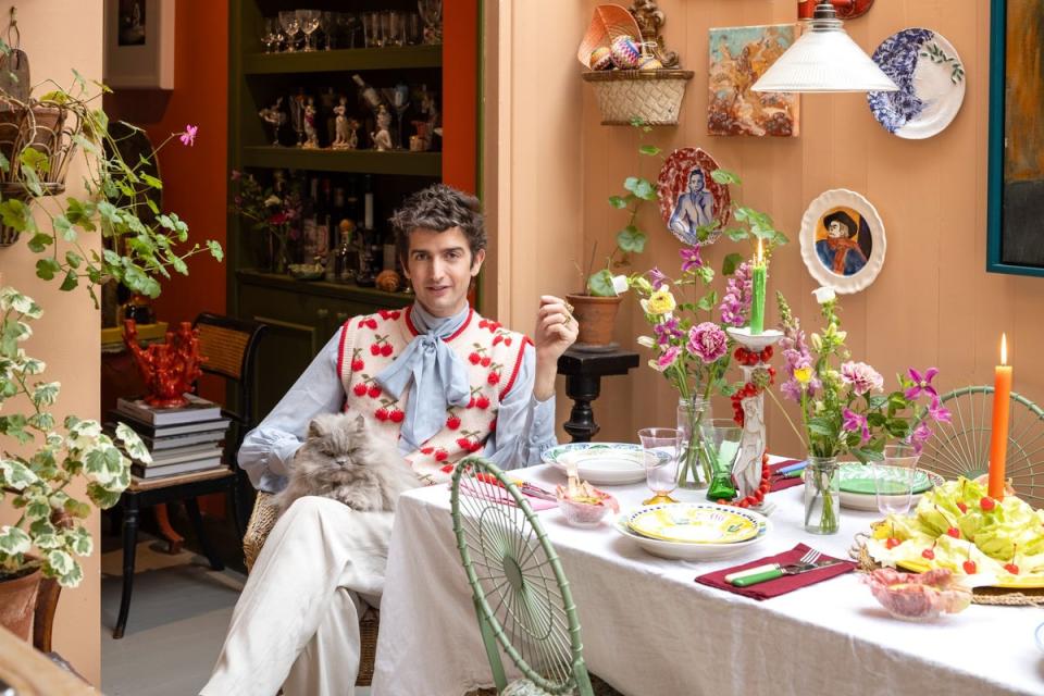 Max Hurd makes sure all his guests will know at least one other person at the dinner table (Juliet Murphy)