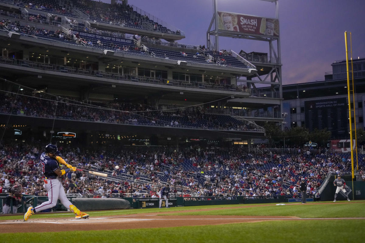 Ronald Acuña Jr. joins MLB's exclusive 40-40 club as Braves beat Nationals  again