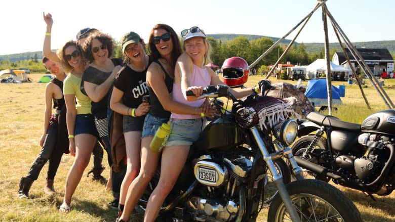 Leather. Laughs. A few broken ribs: All-women biker rally revs up in Penobsquis