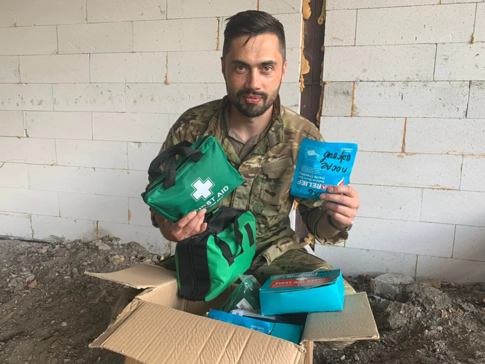 Former MP and environmentalist, Yehor Firsov has no medical education, but has mastered the "match" and gained practice in combat <span class="copyright">Yehor Firsov/FB</span>