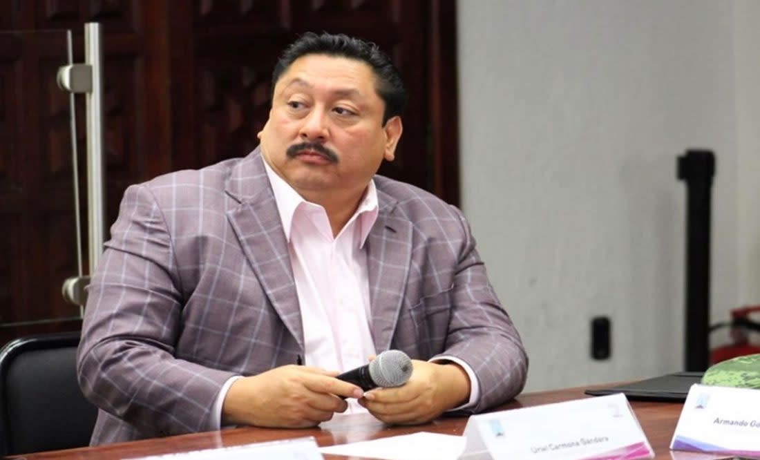 El fiscal de Morelos, quien tomó el caso, Uriel Carmona Gándara.