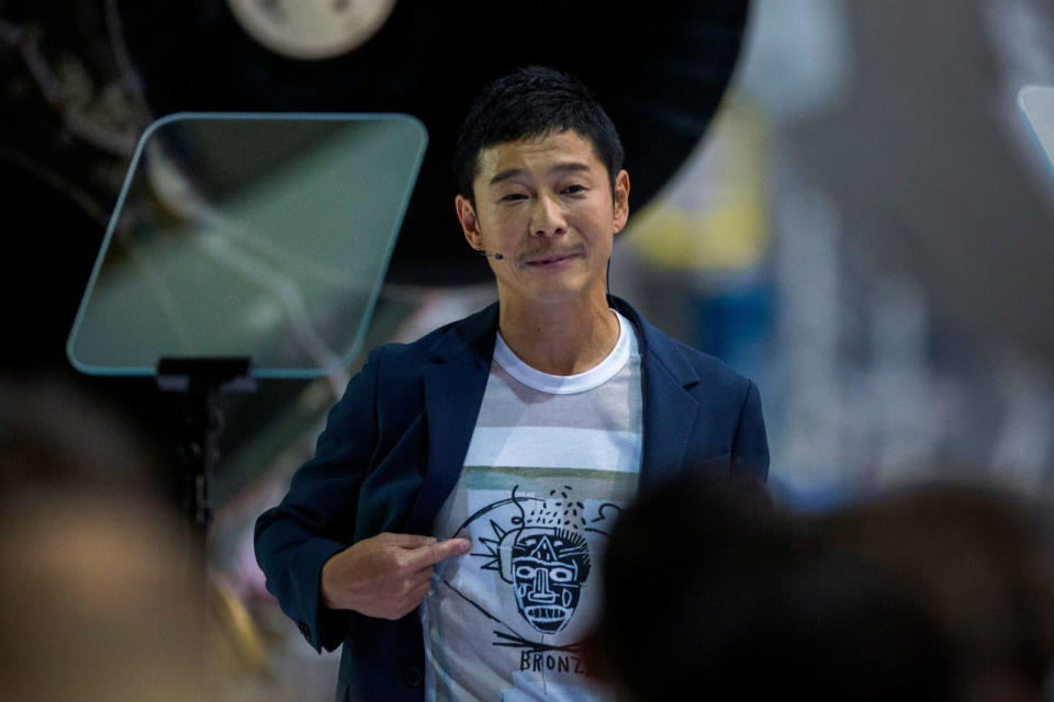 Japanese billionaire and future SpaceX lunar orbit tourist Yusaku Maezawa has