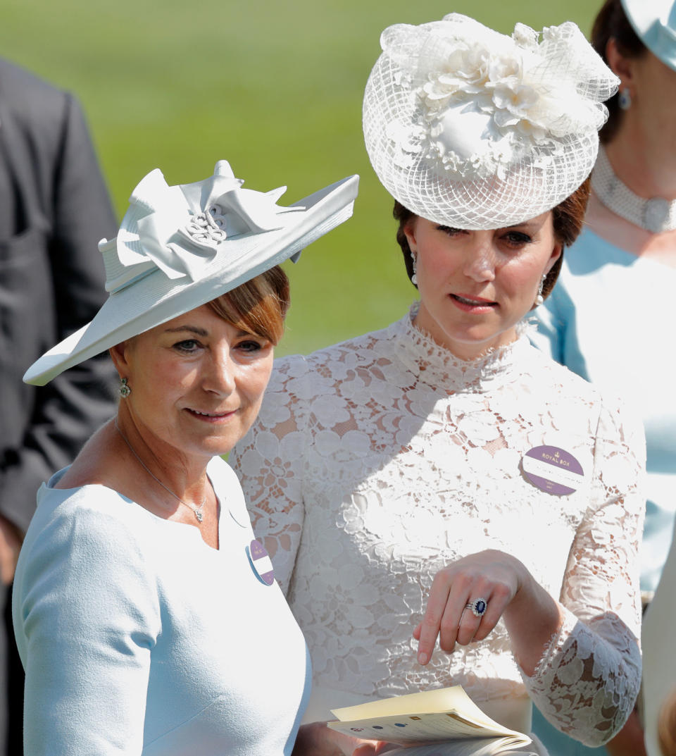 Carole launched her children’s party supplies business that year, putting up flyers in Kate’s local playgroup in Bucklebury. A year or so later, Michael gave up his job to help. Photo: Getty Images