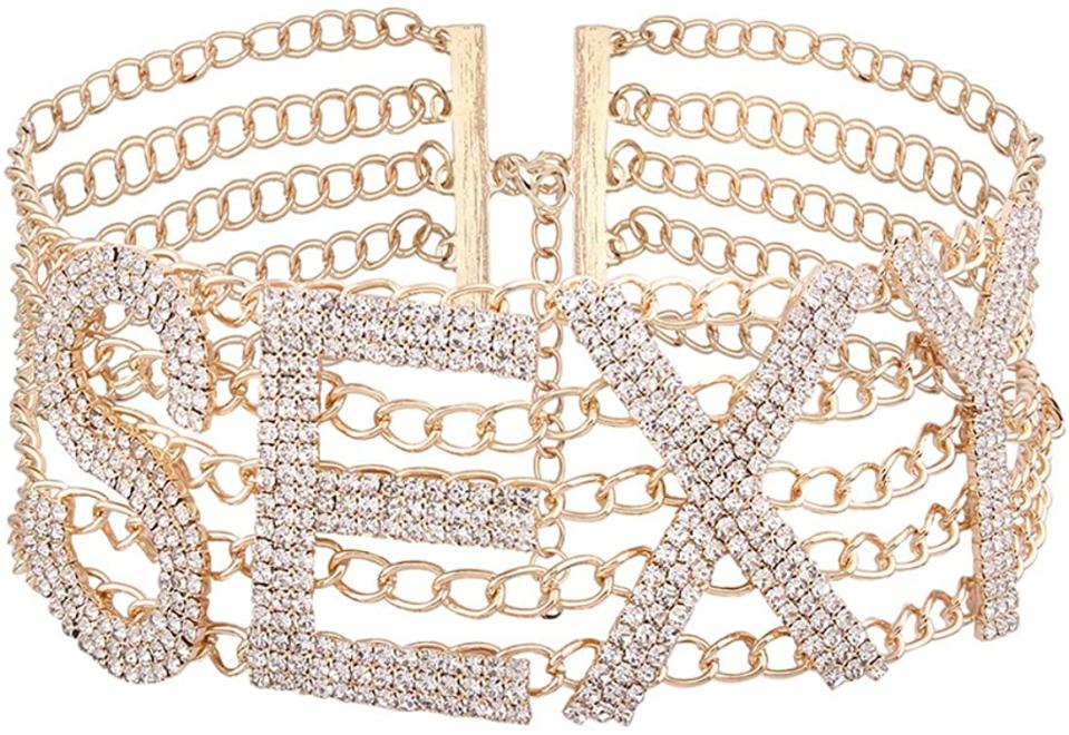 Lanue Clear Austrian Rhinestone Crystal Choker