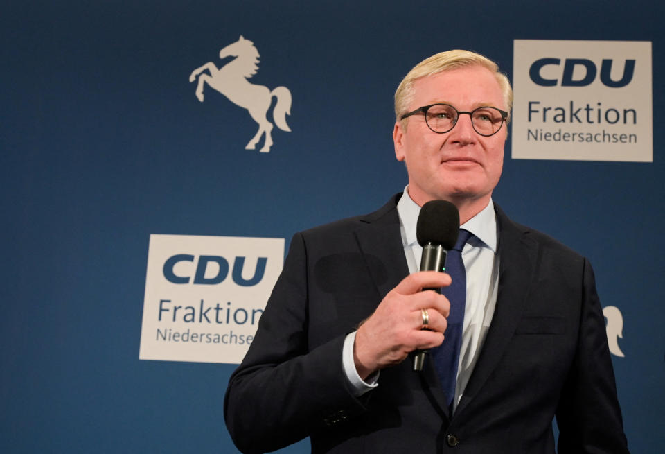 Spitzenkandidat der CDU in Niedersachsen, Bernd Althusmann. (Bild: Reuters)