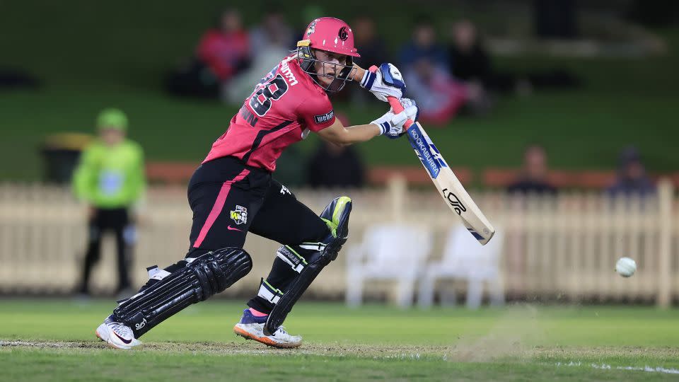 Maitlan Brown played for the Sixers  during the Women's Big Bash League in November last year. - Mark Evans/Getty Images