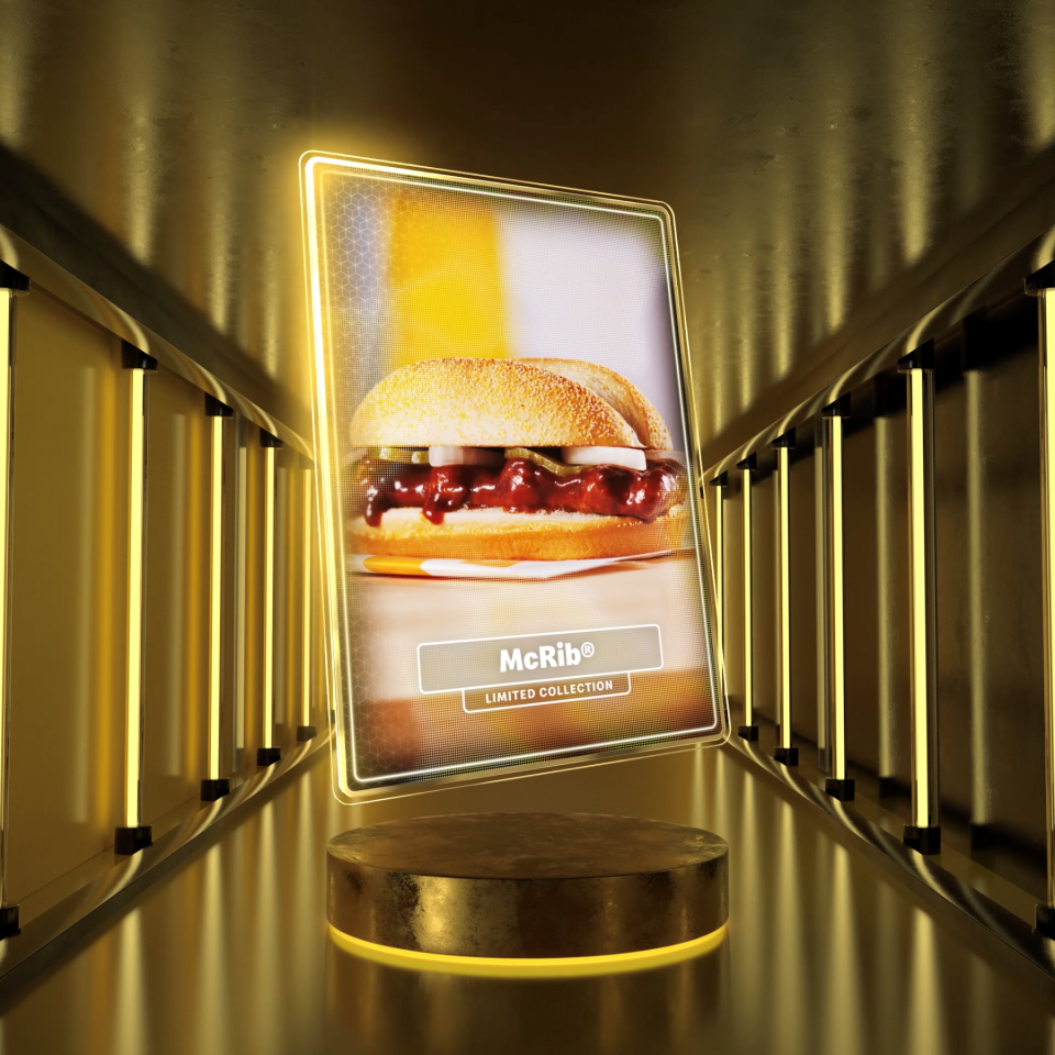 McDonald's McRib NFT (Courtesy: McDonald's)