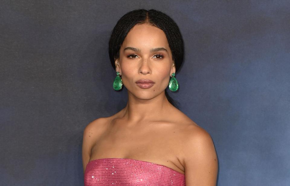 'Fantastic Beasts: The Crimes of Grindelwald' UK Film Premiere at Odeon cinema, Leicester Square, London, England on November 13, 2018. CAP/PL ©Phil Loftus/Capital Pictures. 13 Nov 2018 Pictured: Zoe Kravitz. Photo credit: Phil Loftus/Capital Pictures / MEGA TheMegaAgency.com +1 888 505 6342 (Mega Agency TagID: MEGA306620_114.jpg) [Photo via Mega Agency]