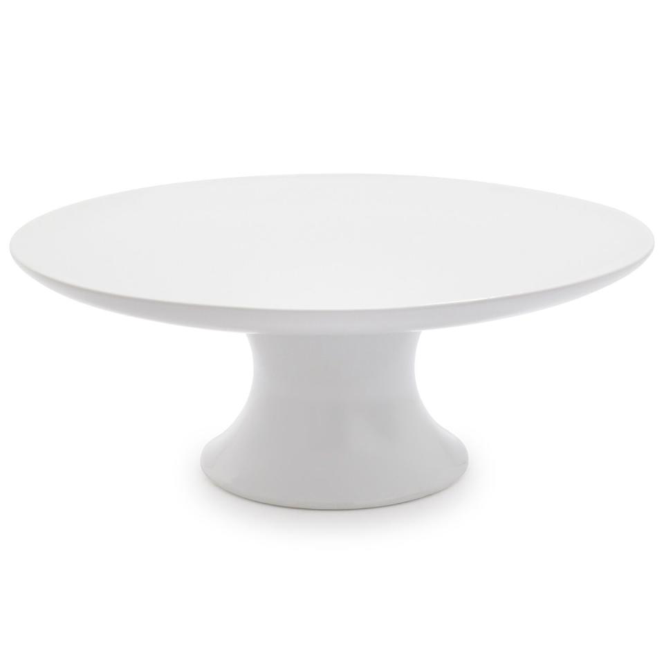 10) Porcelain Cake Stand, 12.5"