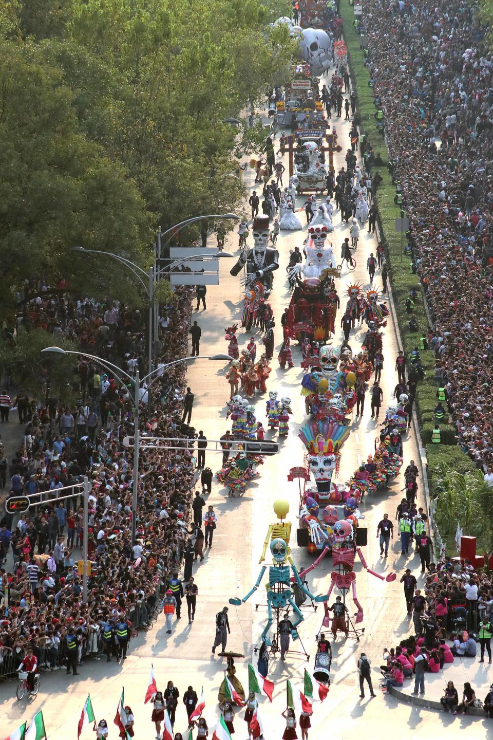 <p>CIUDAD DE MÉXICO Traditions/Tradiciones-Día de Muertos.- Aspectos del Desfile del Día de Muertos, 28 de octubre de 2017. Foto: Agencia EL UNIVERSAL/Ariel Ojeda/JMA </p>