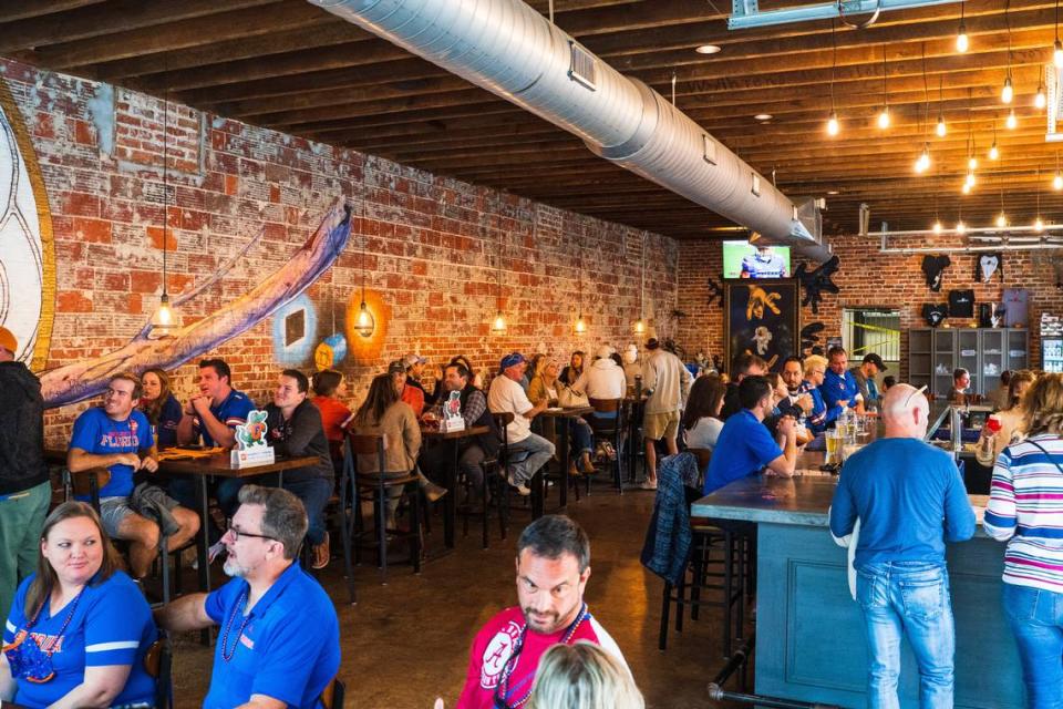 You can watch a Charlotte FC match while you enjoy craft beer at Devil’s Logic.