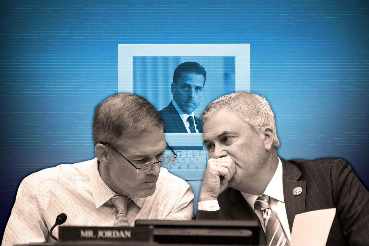 Jim Jordan; James Comer; Hunter Biden Photo illustration by Salon/Getty Images