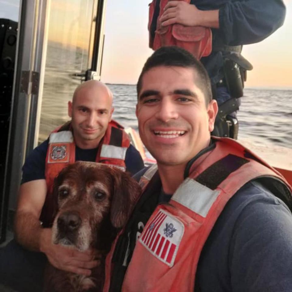 U.S. Coast Guard and dog | U.S. Coast Guard Station Fort Myers Beach