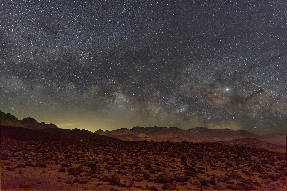 Death Valley is an International Dark Sky Park. Ranger Abby Wines notes it's a great place to see the Milky Way.