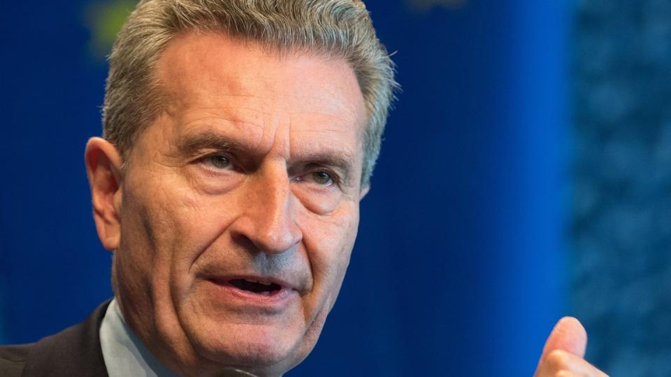 Günther Oettinger ist Haushaltskommissar der EU. Foto: Monika Skolimowska