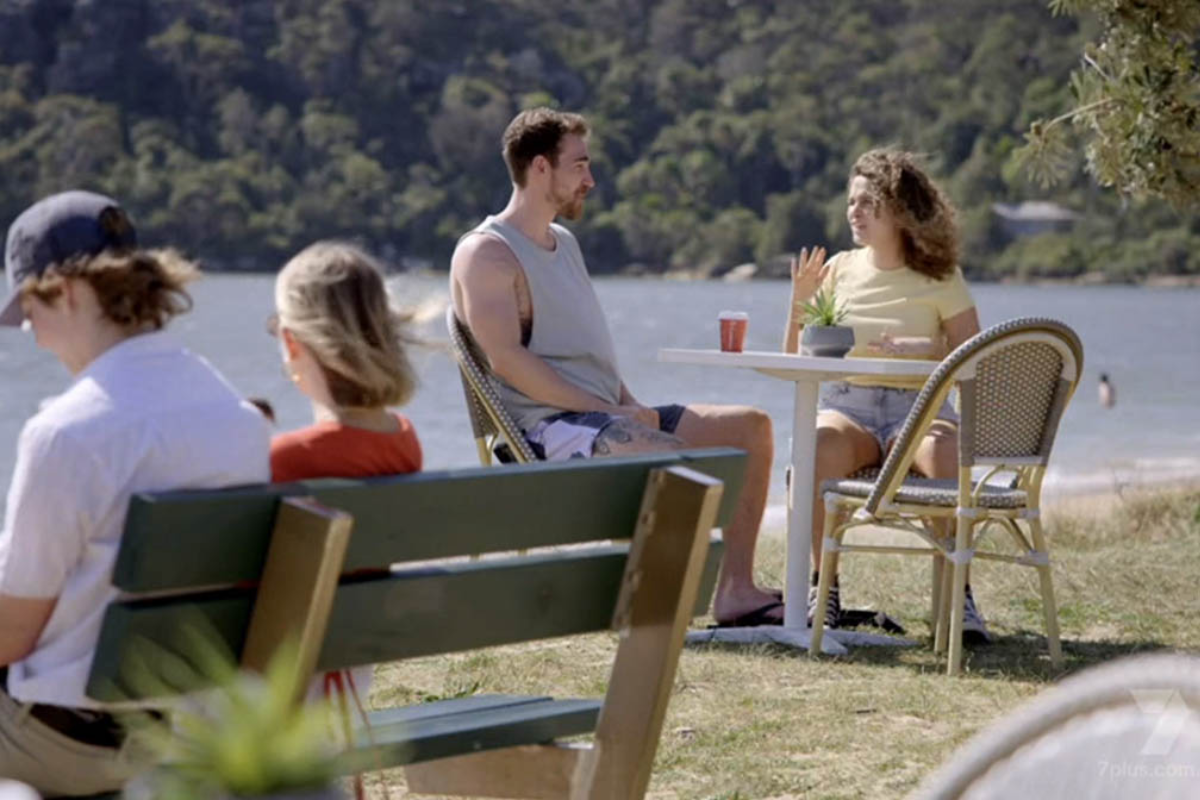 Xander and Dana on Home and Away