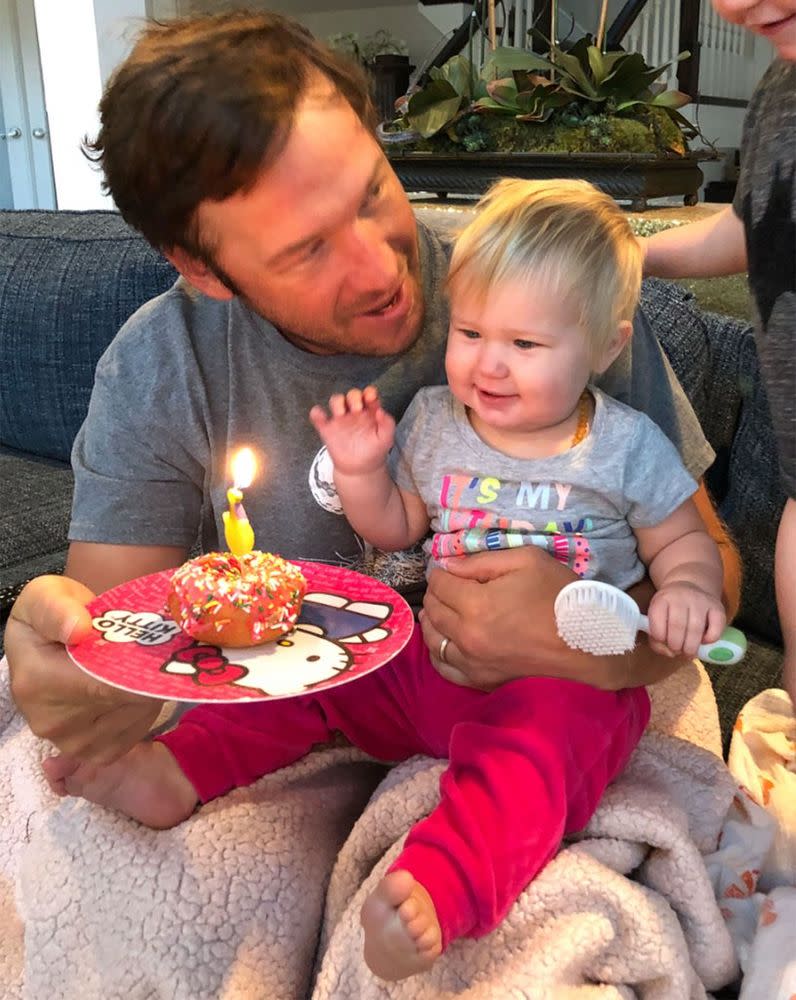 Bode Miller with daughter Emeline