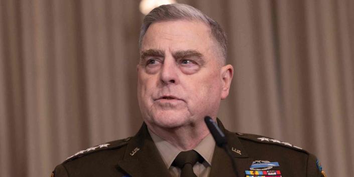 Gen. Mark Milley at a press conference