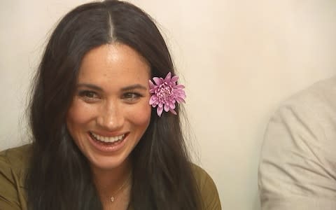 Duchess of Sussex during the royal tour of South Africa - Credit: ITV