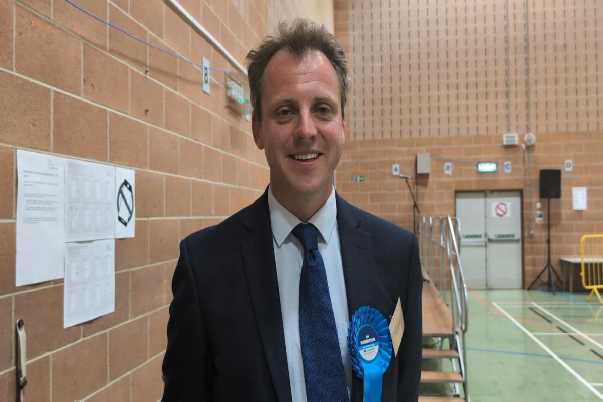 Joe Robertson's first interview as Isle of Wight East MP <i>(Image: IWCP)</i>