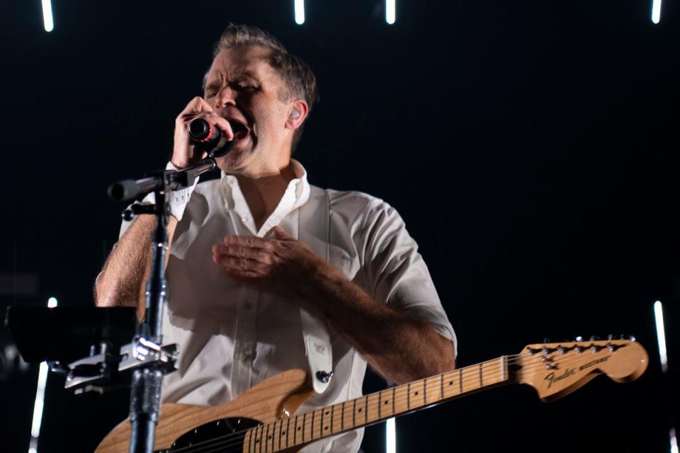 Postal Service delighted fans at the Petersen Events Center.