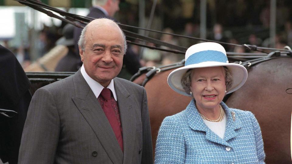 mohamed al fayed and queen elizabeth ii