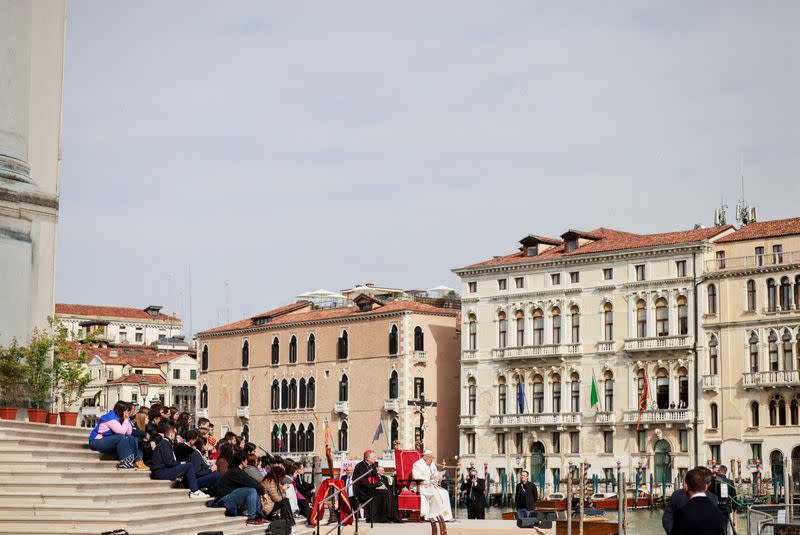 Pope Francis visits Venice