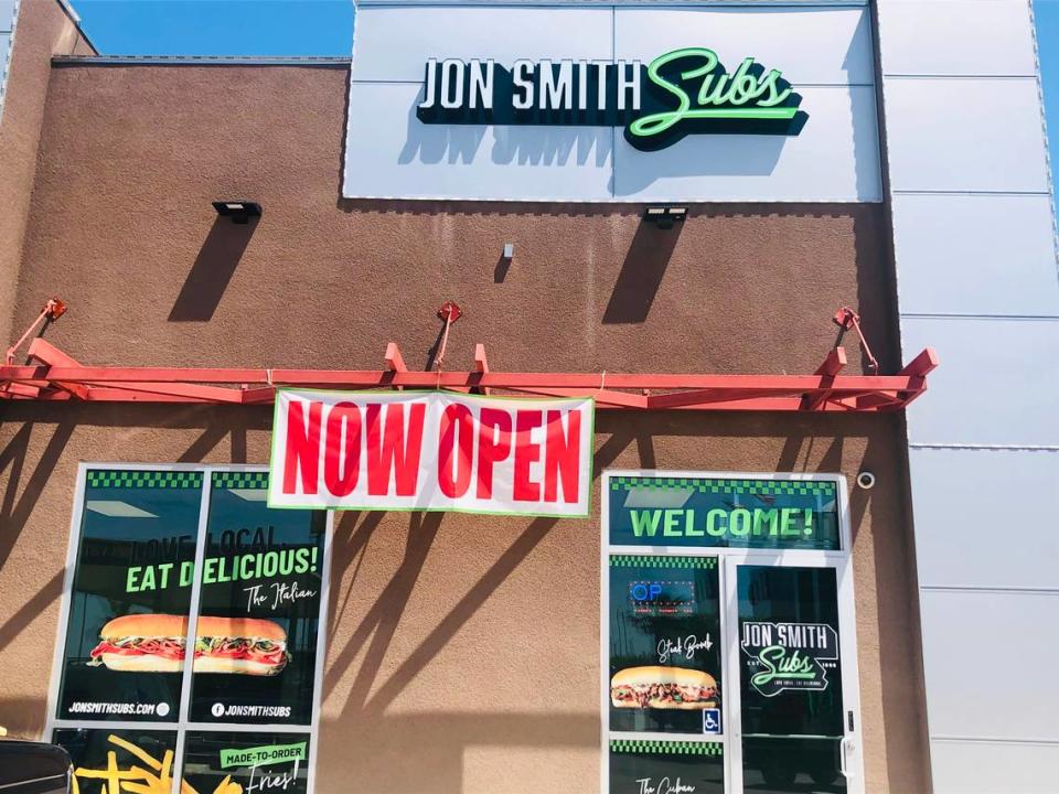 The first Jon Smith Subs in the Fresno area has opened in the Loma Vista Market, which includes a gas station and convenience store.