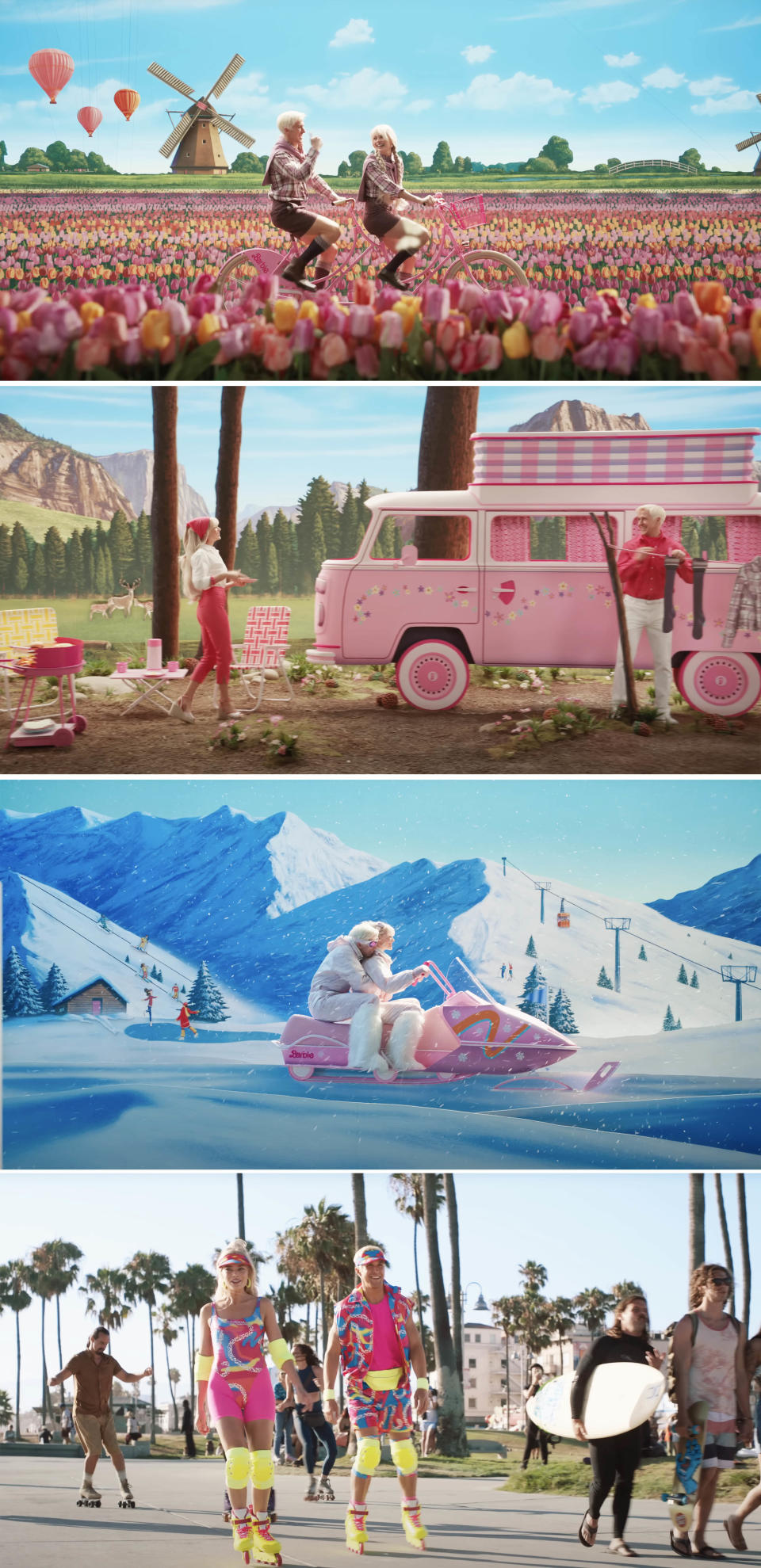 Screenshots from "Barbie"