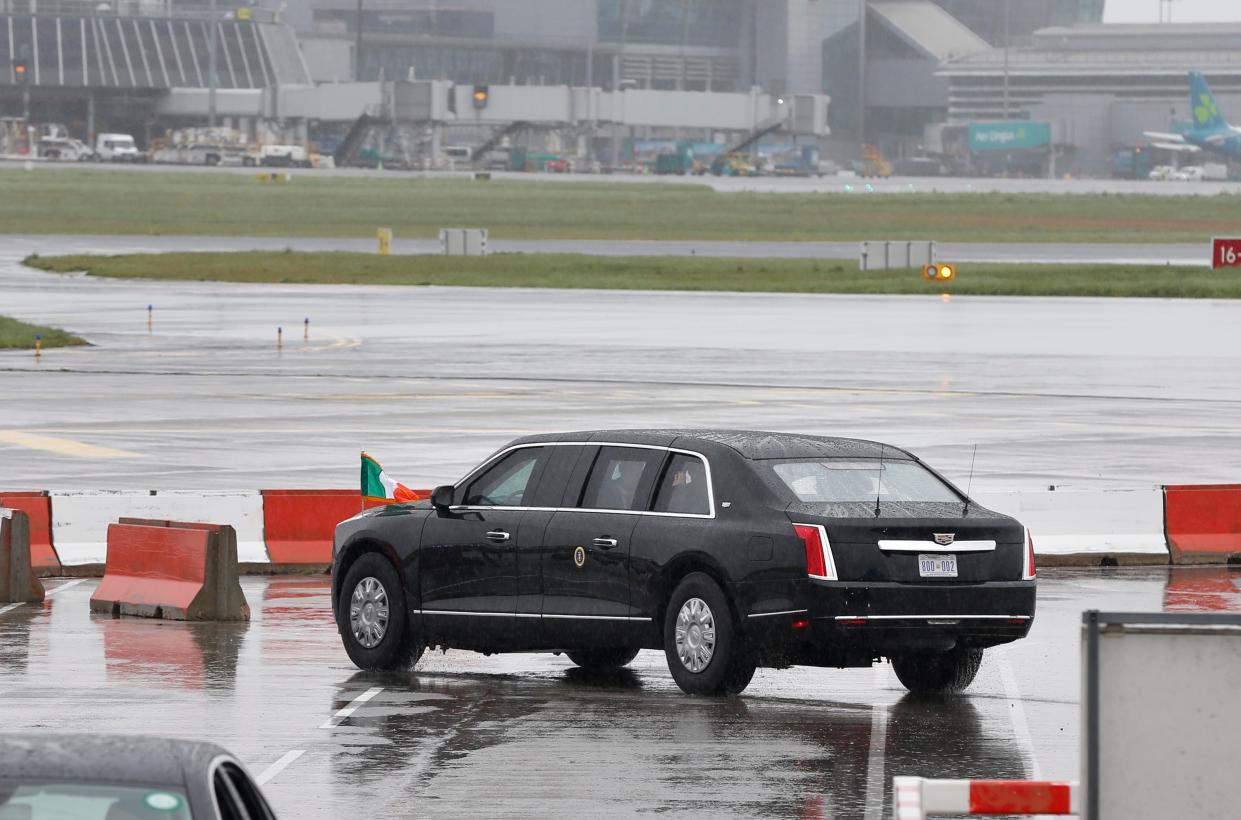 Biden leaves Dublin Airport (PA)