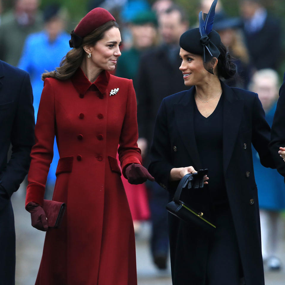 Indeed, the women have two very different fashion senses, with Kate opting for bright and fitted outfits, while Meghan prefers neutral and dark tones and flowing dresses. Photo: Getty Images