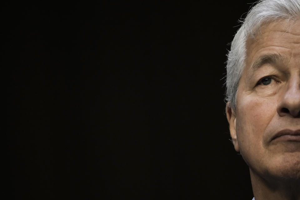 WASHINGTON, DC - SEPTEMBER 22: JPMorgan Chase & Co CEO Jamie Dimon testifies during a Senate Banking, Housing, and Urban Affairs Committee hearing on Capitol Hill September 22, 2022 in Washington, DC. The committee held the hearing for annual oversight of the nation's largest banks. (Photo by Drew Angerer/Getty Images)