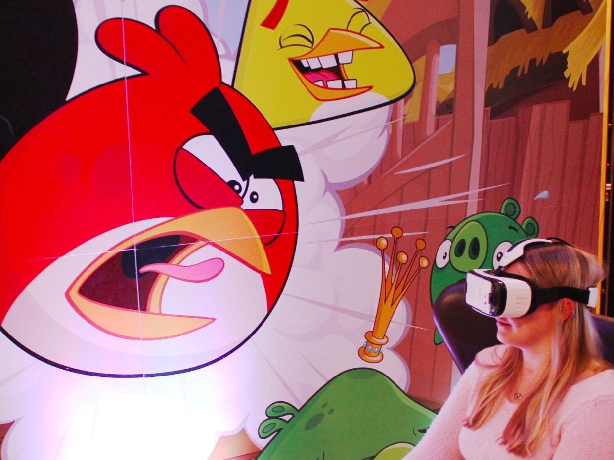 Angry Birds virtual reality