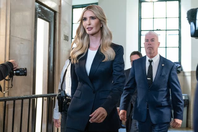 <p>Lev Radin/Pacific Press/LightRocket via Getty</p> Ivanka Trump arrives to New York State Supreme Court