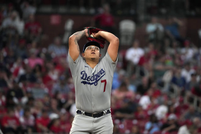 Dodgers' Julio Urías makes first start since May vs. Royals after being  sidelined by hamstring injury 