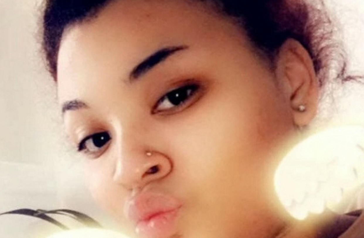 Tanesha Melbourne, 17, was shot dead in north London on Monday night (Picture: SWNS)