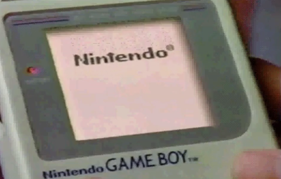 An old game boy