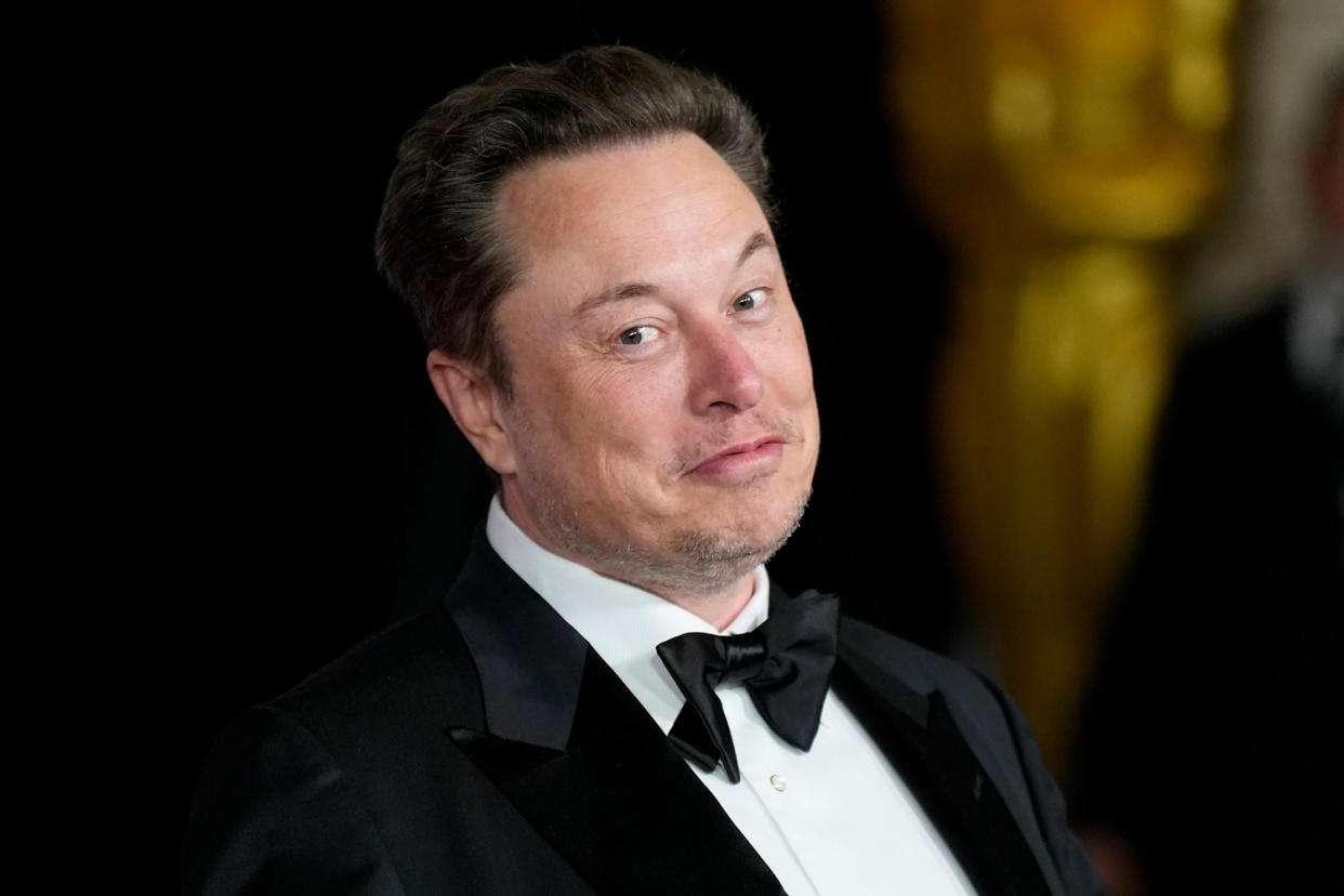 Elon Musk smiling (Craig T Fruchtman / Getty Images)