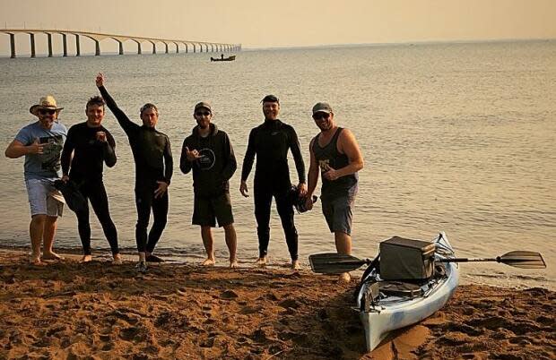 Moonshine Endurance is back with its fundraising swim of the Northumberland Strait in 2021. (Moonshine Endurance/Facebook - image credit)