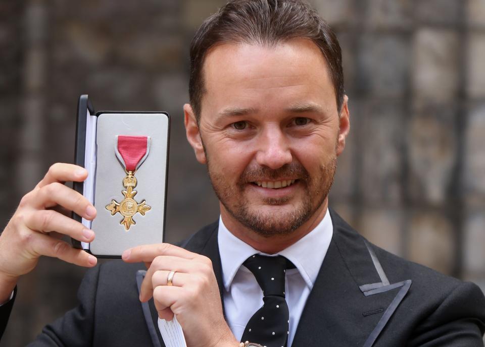 Mike Welch received an OBE for services to business and voluntary work. Photo: PA