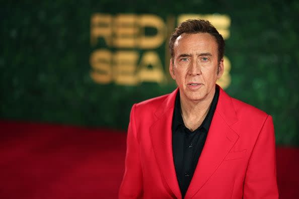 JEDDAH, SAUDI ARABIA - DECEMBER 07: Nicolas Cage attends the red carpet on the closing night of the Red Sea International Film Festival 2023 on December 07, 2023 in Jeddah, Saudi Arabia. (Photo by Tim P. Whitby/Getty Images for The Red Sea International Film Festival)