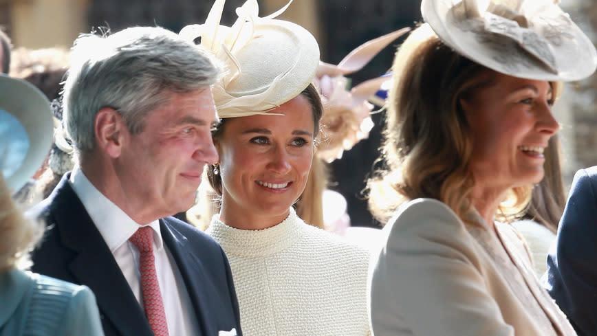 The Middletons attend Princess Charlotte's christening