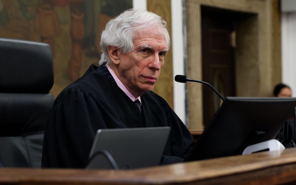 Arthur Engoron attends the closing arguments in the Trump Organization civil fraud trial at New York State Supreme Court