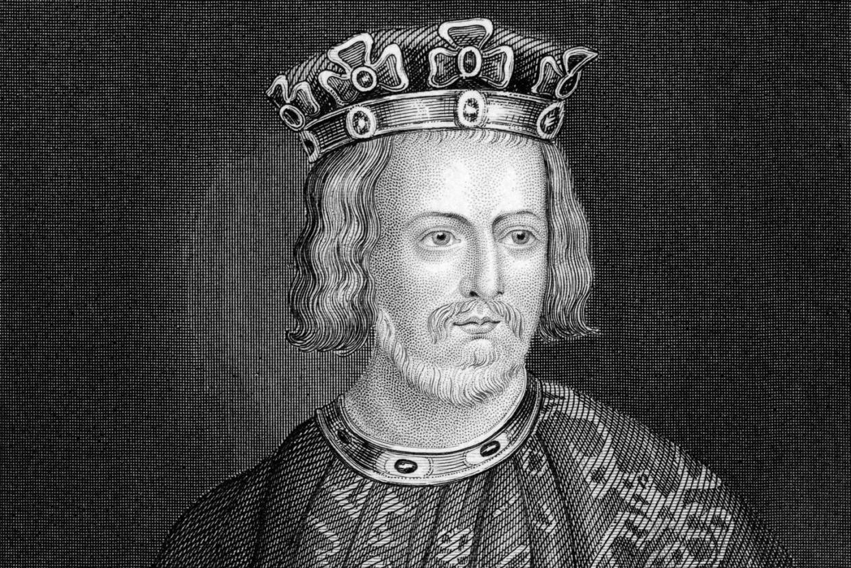 Le roi Jean d'Angleterre, dit Jean sans Terre, régna de 1199 à 1216.  - Credit:Alamy Stock Photo/Abaca