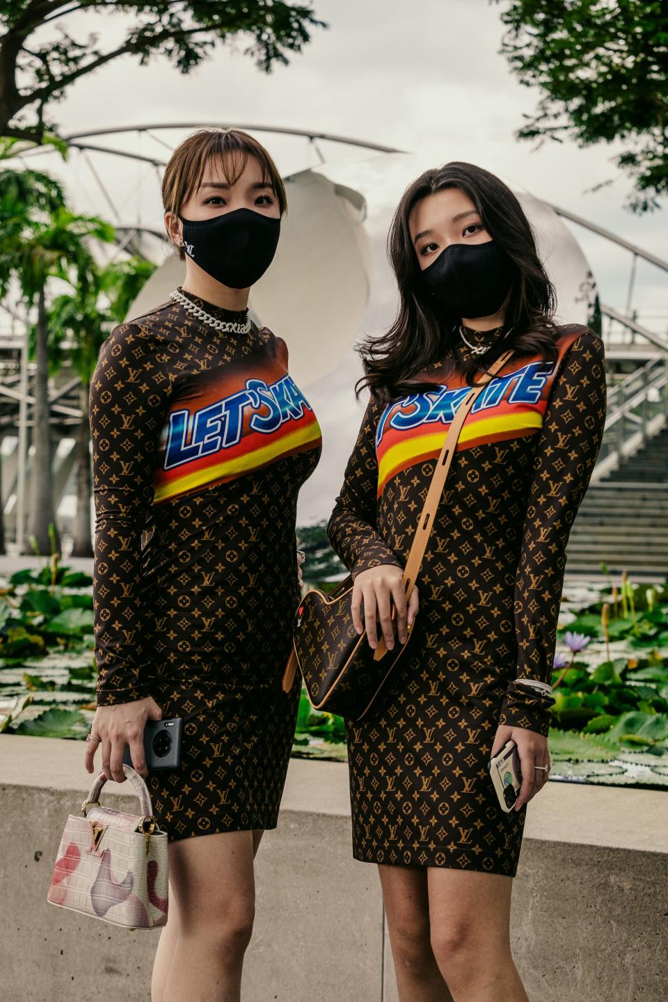 Louis Vuitton Reprised Its Spring 2021 Show in Singapore—See the Best Street Style Looks Here