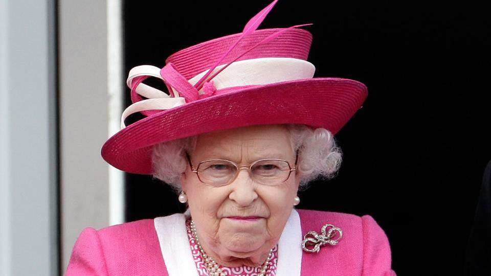 Queen Elizabeth at the Epsom Derby 2011