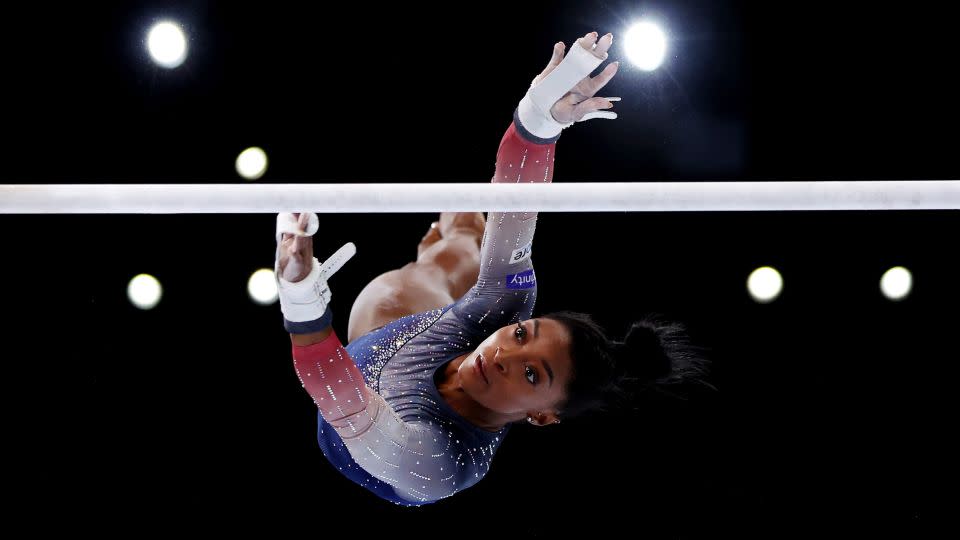 Biles has now won 20 world championship gold medals in her career. - Naomi Baker/Getty Images