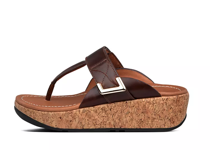 Remi Adjustable Leather Sandals. Image via Fitflop.