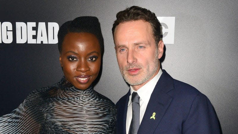 Danai Gurira and Andrew Lincoln