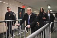 Film producer Harvey Weinstein departs New York Criminal Court in the Manhattan borough of New York City